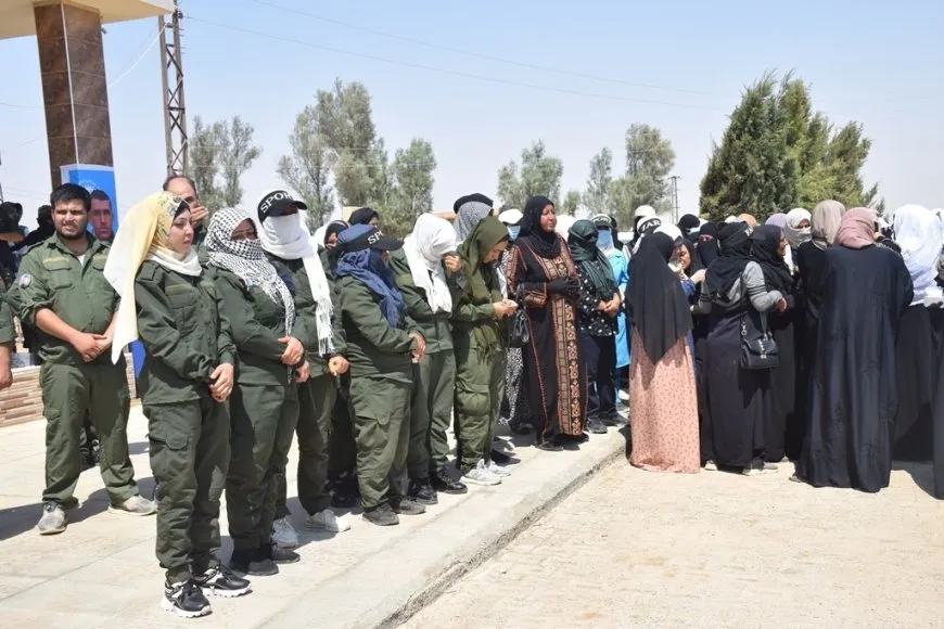 تشييع شهيد ومراسم غيابية لأربعة من شهداء الأمن الداخلي في الشدادي