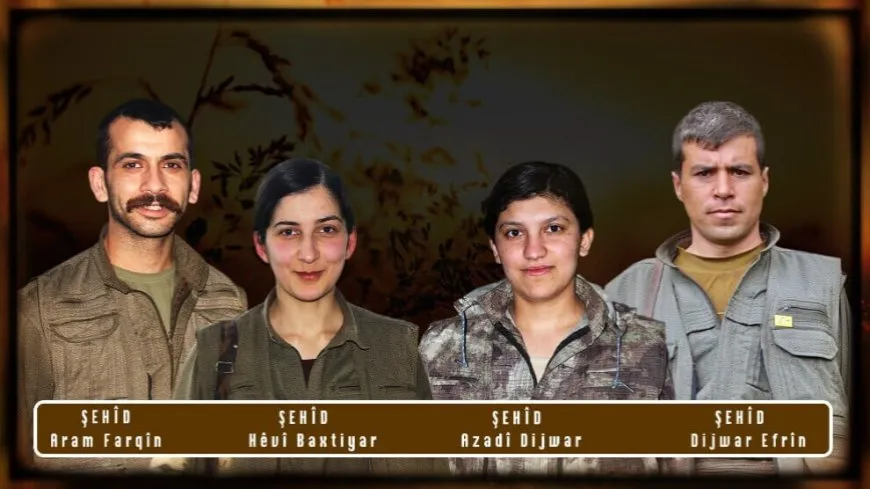 HPG تكشف سجلّ أربعة مقاتلين وتعاهد بالوفاء لنضالهم