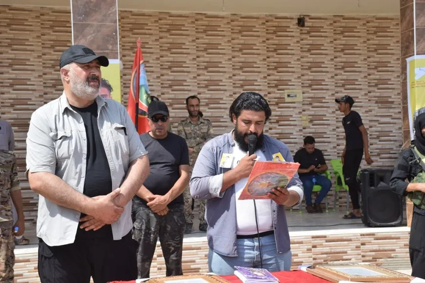 أهالي الشدادي يشيّعون جثمانَي شهيدَين من قوات سوريا الديمقراطية