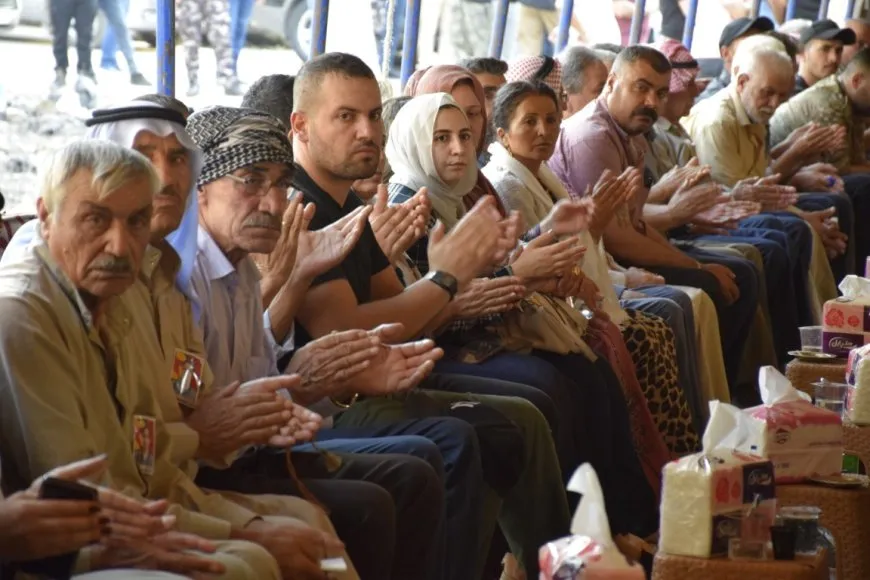 المئات يقدمون واجب العزاء لذوي المقاتلة بيريفان حسكة