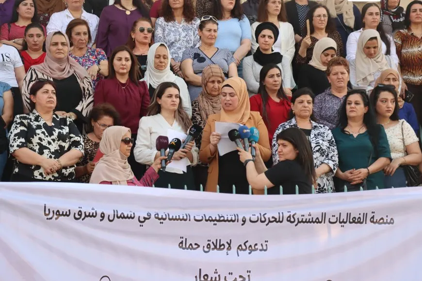 منصة الفعاليات المشتركة للتنظيمات النسائية في شمال وشرق سوريا تطلق حملة تضامنية مع نساء السويداء