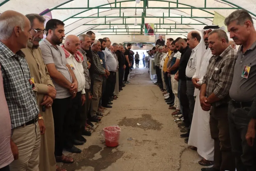 تقديم واجب العزاء لذوي الشهيد عبد السلام حاجي في قامشلو