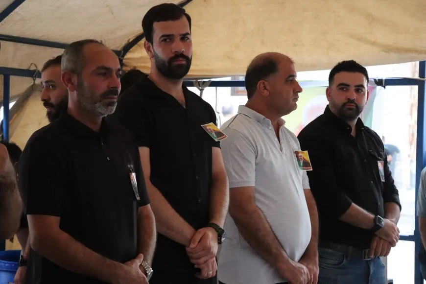 تقديم واجب العزاء لذوي الشهيد عبد السلام حاجي في قامشلو