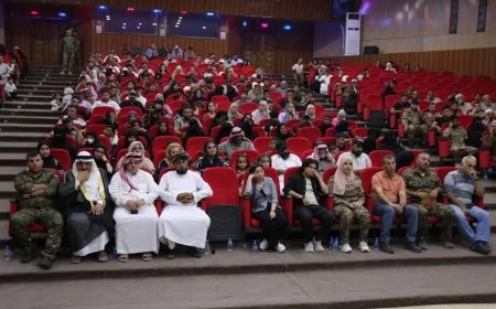 اجتماع قوات الحماية الذاتية مع الأهالي في مدينة الطبقة