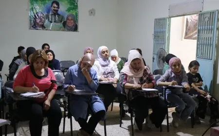 جلسات جماعية مخصصة لقراءة مانيفستو "السلام والمجتمع الديمقراطي" في حلب