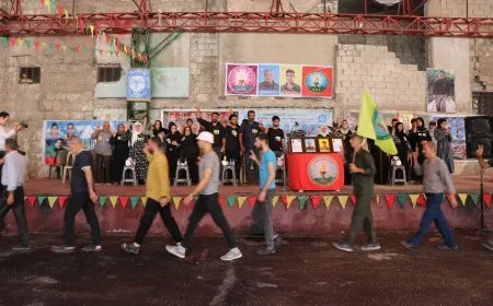 تقديم واجب العزاء لذوي مقاتل من قسد وعضو في قوى الأمن الداخلي بحلب