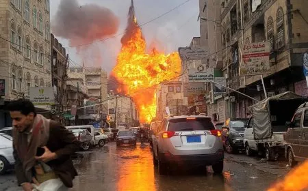 ارتفاع ضحايا الضربات الإسرائيلية على اليمن إلى 102
