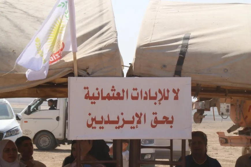 وضع حجر الأساس لبناء مقام ديني للإيزيديين في عامودا
