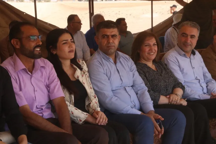 وضع حجر الأساس لبناء مقام ديني للإيزيديين في عامودا