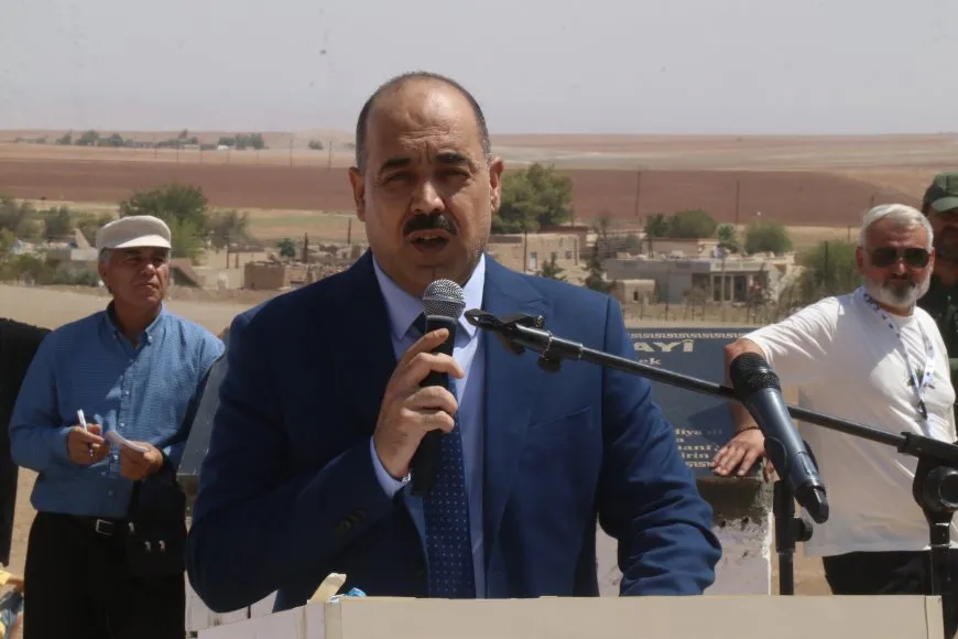 وضع حجر الأساس لبناء مقام ديني للإيزيديين في عامودا
