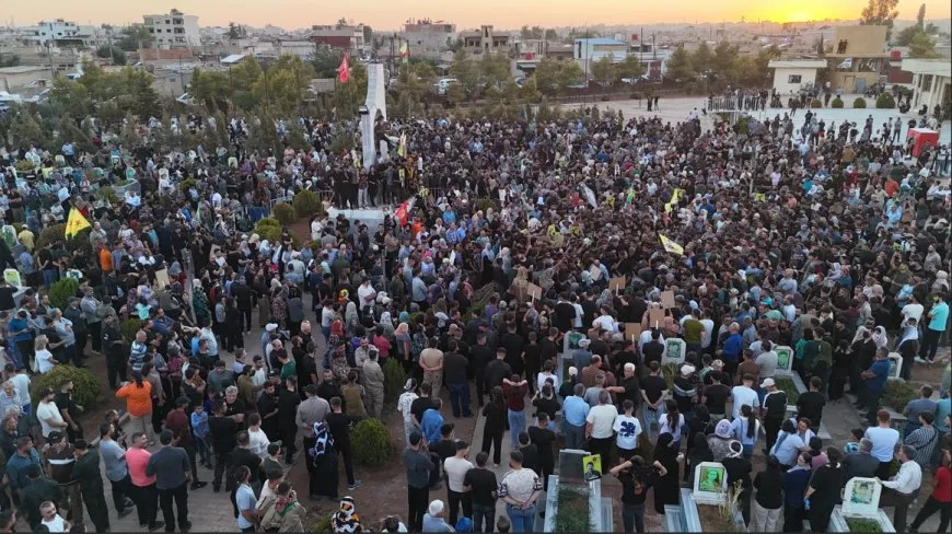 جثمان القيادي نور الدين صوفي يوارى الثرى في قامشلو