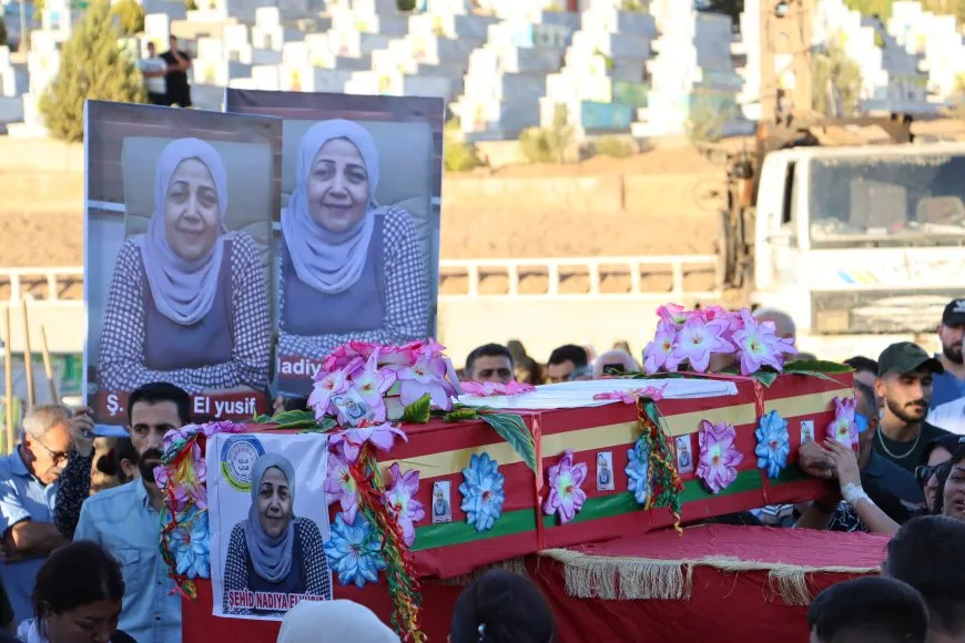 جثمان الشهيدة نادية اليوسف يوارى الثرى في تربه سبيه