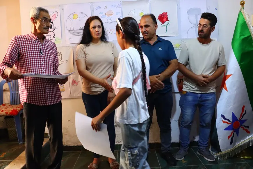 قامشلو تحتضن معرض "الحرية تبدأ من الخيال" لرسومات الأطفال