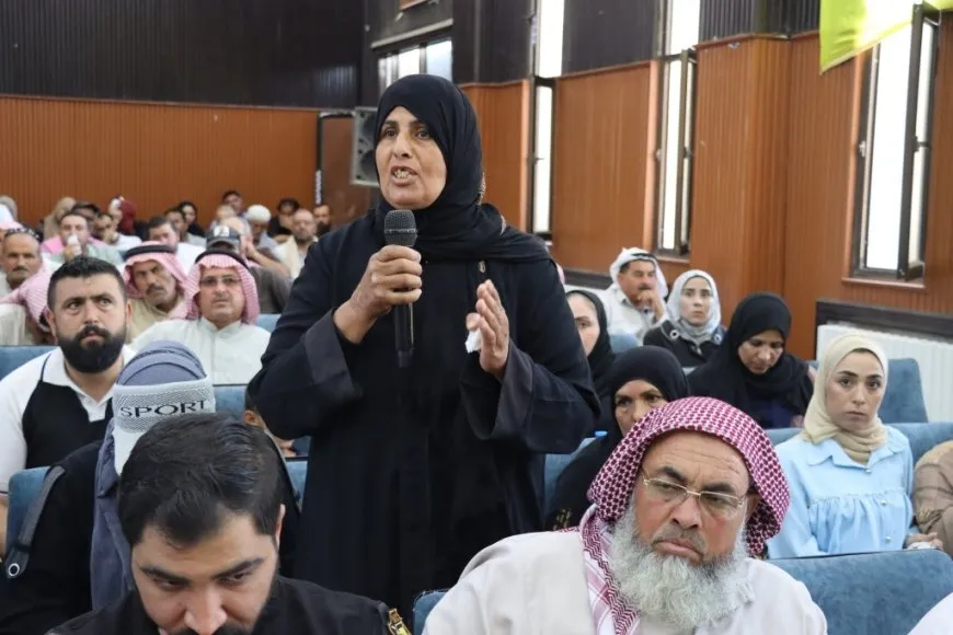 اجتماع لأهالي دير حافر ومسكنة: قسد هي ضمانة الأمن والاستقرار
