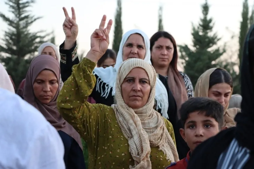 تشييع جثمان مقاتل من قسد في كوباني