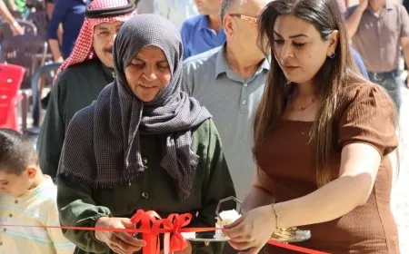 افتتاح مركز صحي في مدينة قناية بمقاطعة الفرات