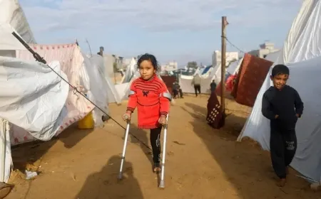 21 ألف طفل في غزة يعانون من إعاقات منذ اندلاع الحرب