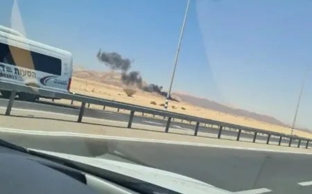سقوط مسيّرة يمنيّة قرب مطار رامون جنوب إسرائيل