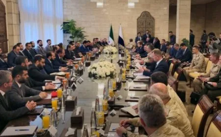 اجتماع في دمشق بين الشيباني ووفد روسي