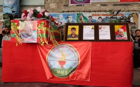 مراسم للشهيدين عبدين حمو وحمزة محمد في حلب