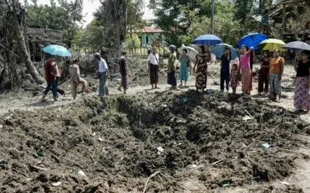مقتل 19 تلميذاً في غارة جوية على مدرسة في بورما