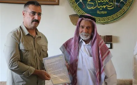 شيوخ العشائر في الحسكة يرحبون برسالة القائد لتعزيز السلام والعيش المشترك