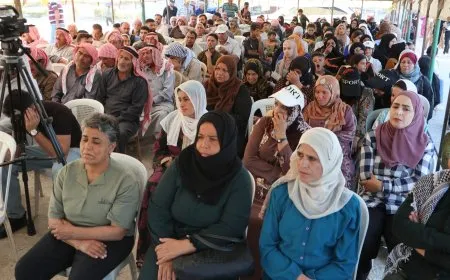 إدارة شؤون النازحين تبحث الأوضاع السياسية الأخيرة مع قاطني مخيم واشوكاني