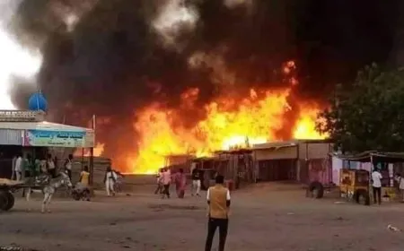15 قتيلاً بهجوم مسيّرة على سوق في السودان