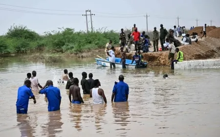 إنذار أحمر بمخاطر فيضانات في السودان