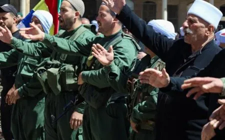 حركة رجال الكرامة تعلن انضمامها إلى الحرس الوطني في السويداء
