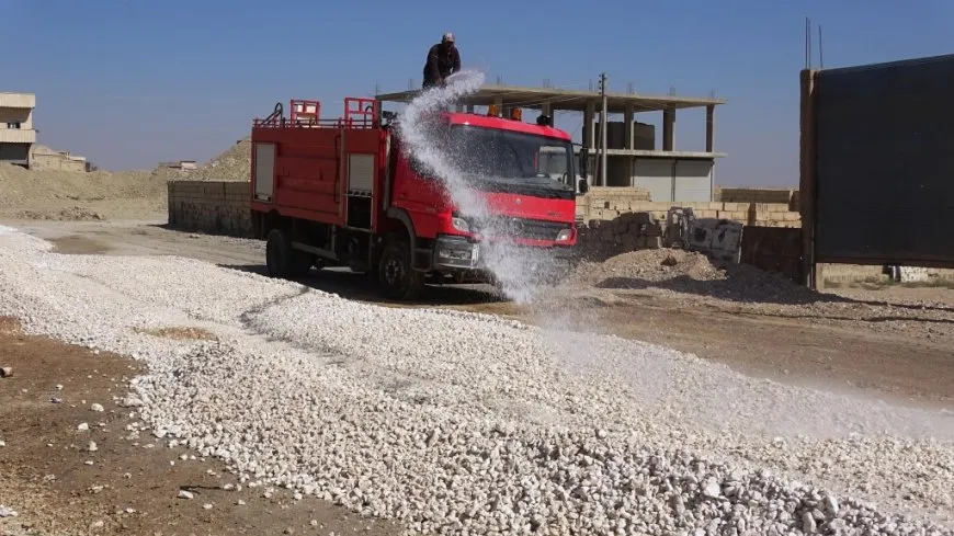 البدء بتأهيل الطرق في مدينة عين عسى وريفها