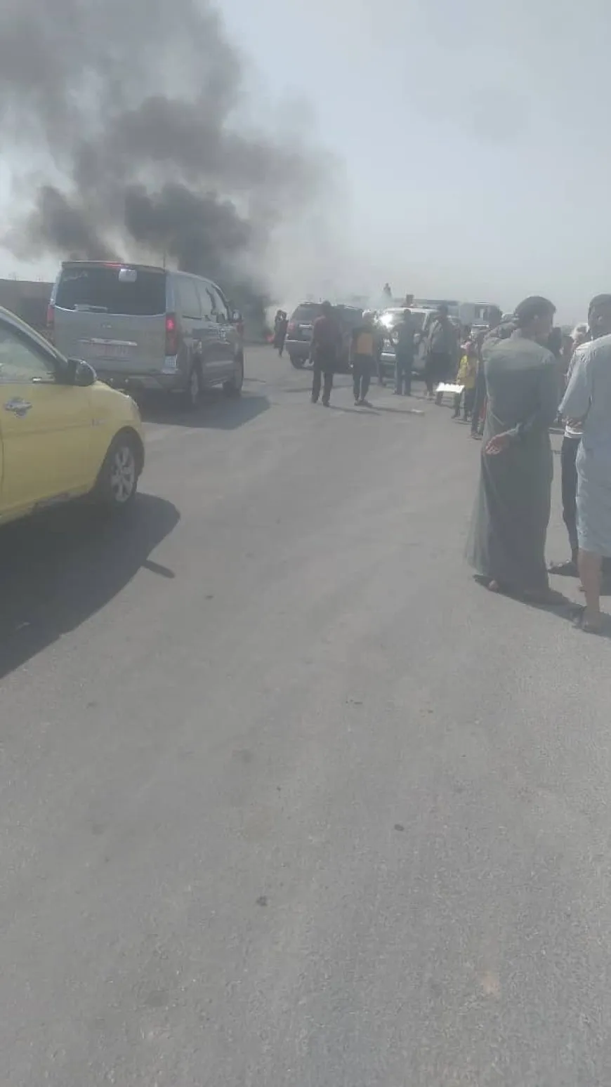احتجاج في قرية بريف الحسكة يطالب بحل مشكلات الصرف الصحي