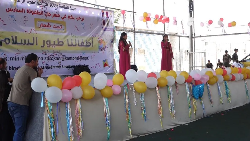 مهرجان الطفولة يسدل الستار على فعالياته في مقاطعة الرقة
