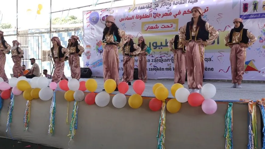 مهرجان الطفولة يسدل الستار على فعالياته في مقاطعة الرقة