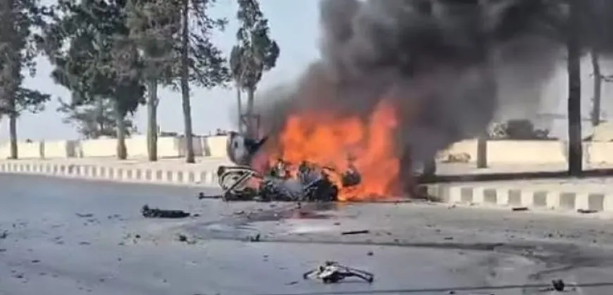 قتيلان في استهداف مسيّرة لسيارة قرب مطار حلب