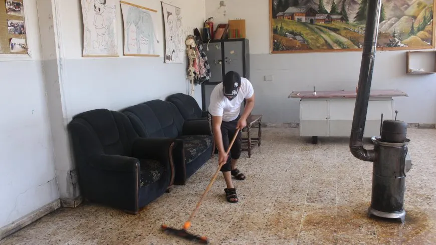 أعمال نظافة شاملة في مدارس جل آغا وتربه سبيه ومرافقهما العامة