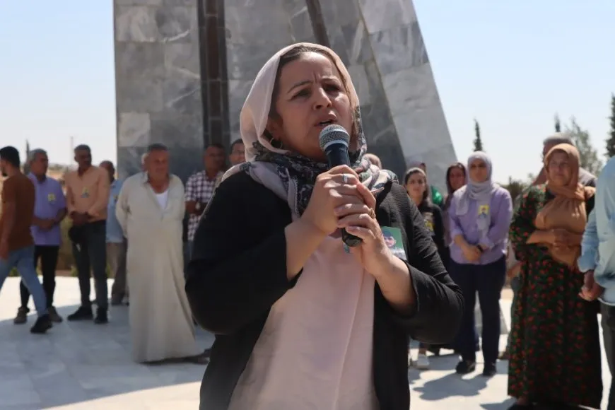 تشييع جثمانَي مقاتلَين من قسد في كوباني
