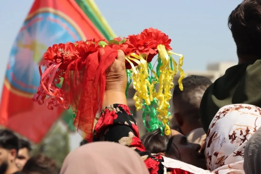 تشييع جثمانَي مقاتلَين من قسد في كوباني