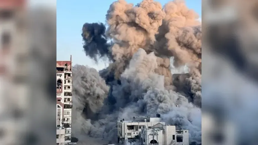 إسرائيل تقصف برجاً جديداً في مدينة غزة