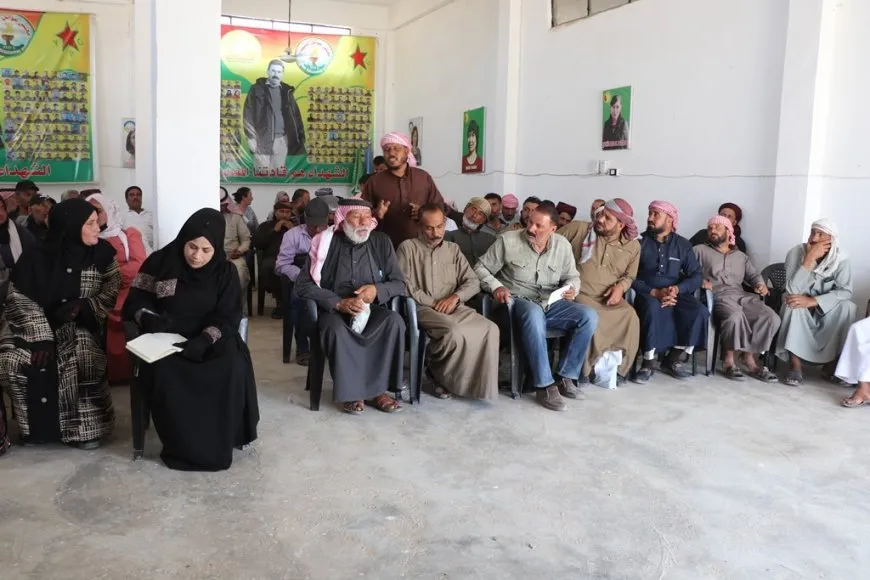 الرؤساء المشتركون لكومينات الشدادي يحملون مطالب الأهالي إلى اجتماع 