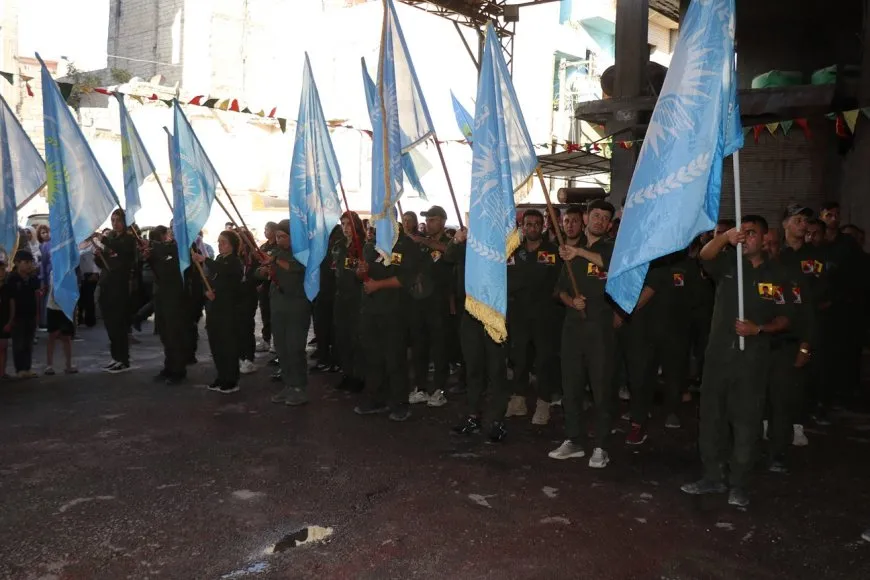 مراسم للشهيدين عبدين حمو وحمزة محمد في حلب