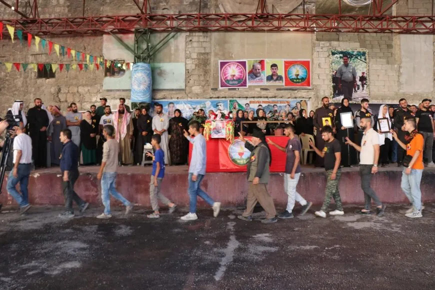 مراسم للشهيدين عبدين حمو وحمزة محمد في حلب