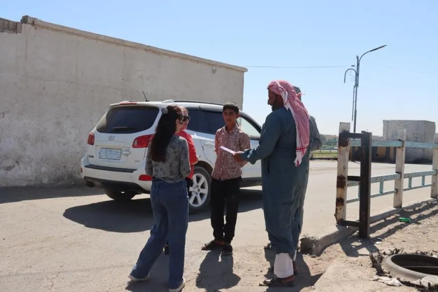 انتهاء توزيع 2000 بروشور في الرقة للمطالبة بحرية القائد الجسدية