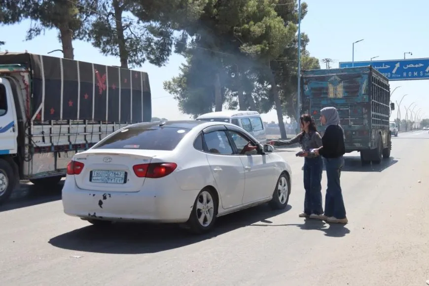 انتهاء توزيع 2000 بروشور في الرقة للمطالبة بحرية القائد الجسدية