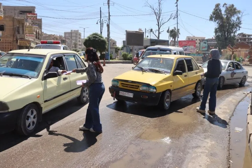 انتهاء توزيع 2000 بروشور في الرقة للمطالبة بحرية القائد الجسدية