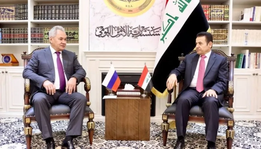 الأعرجي يستقبل أمين مجلس الأمن القومي الروسي لبحث التعاون الثنائي