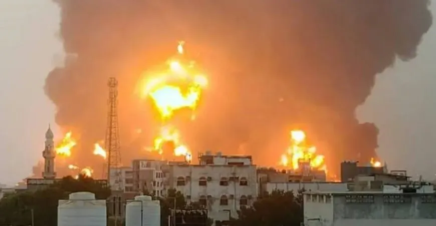 ضربات إسرائيلية على ميناء الحديدة في اليمن