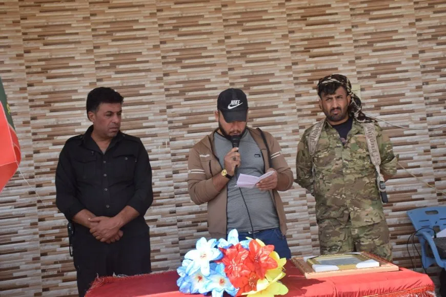 أهالي الشدادي يشيعون جثمان مقاتل قسد الشهيد عماد مرعي الحسن
