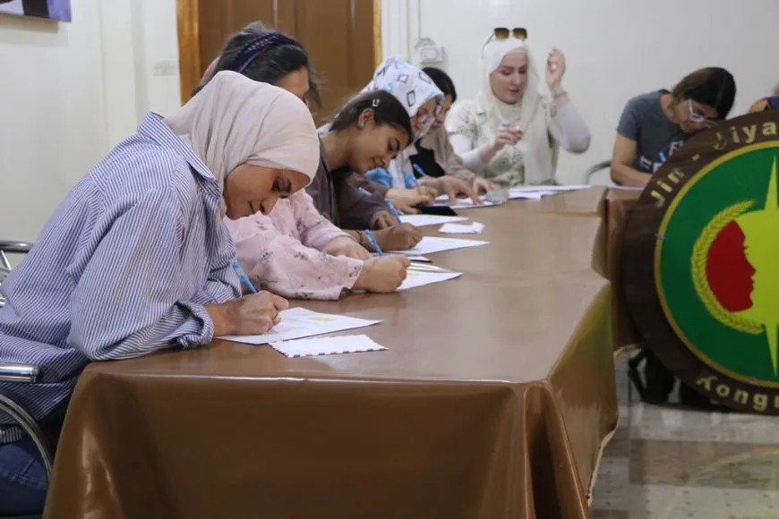 نساء 6 مدن في مقاطعة الجزيرة يوجهن رسائل للقائد عبد الله أوجلان