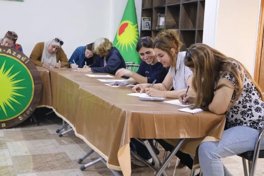 نساء 6 مدن في مقاطعة الجزيرة يوجهن رسائل للقائد عبد الله أوجلان